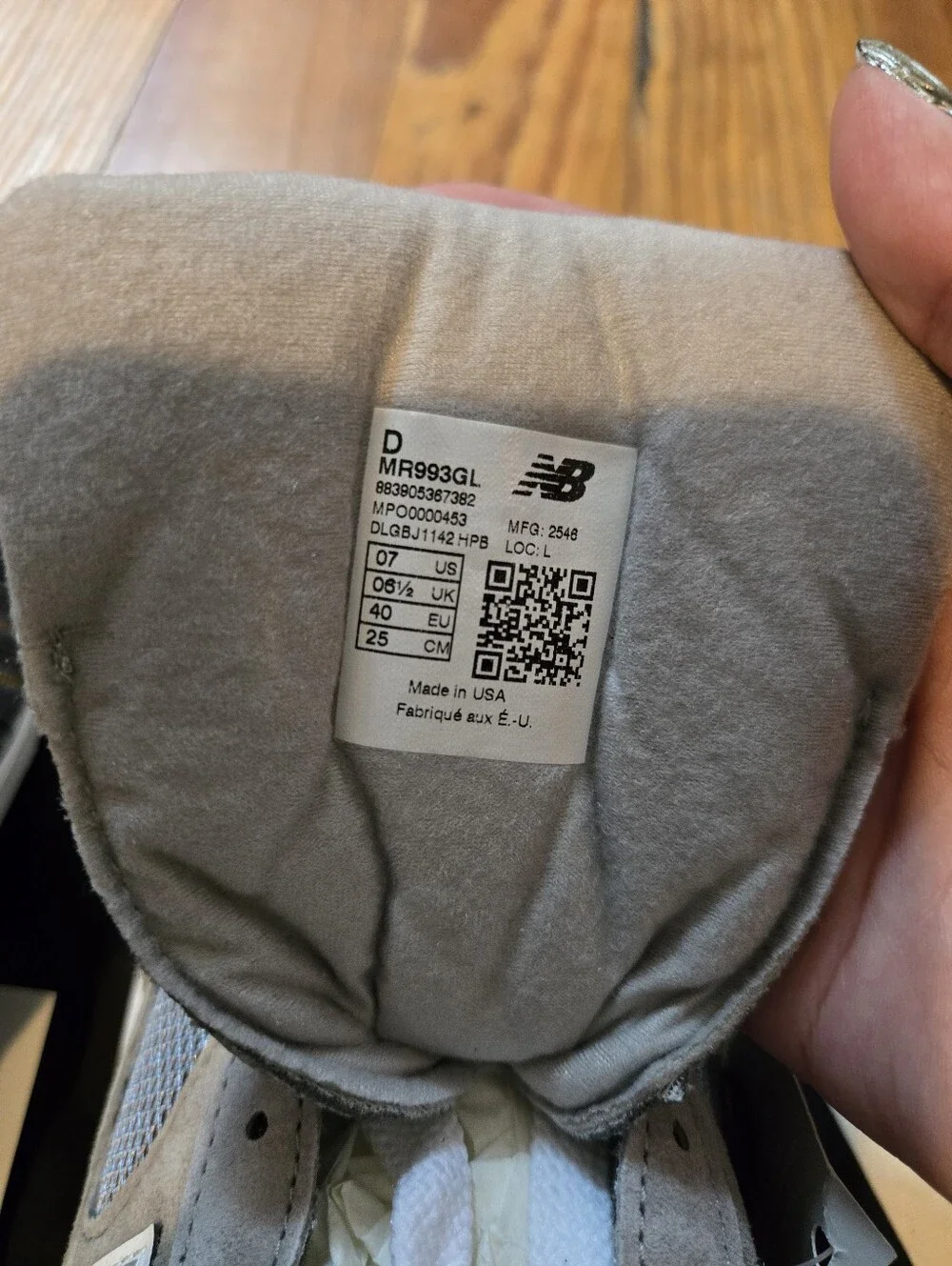 New Balance 993 Grey Suede Sneakers